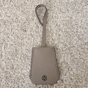 Tory Burch Textured Leather Keychain